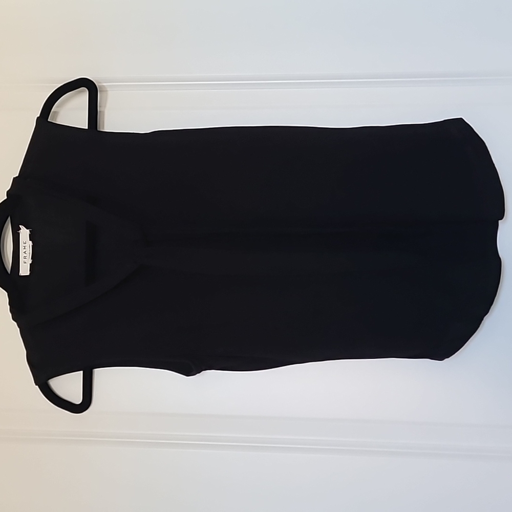 EUC. FRAME tie front sleeveless top